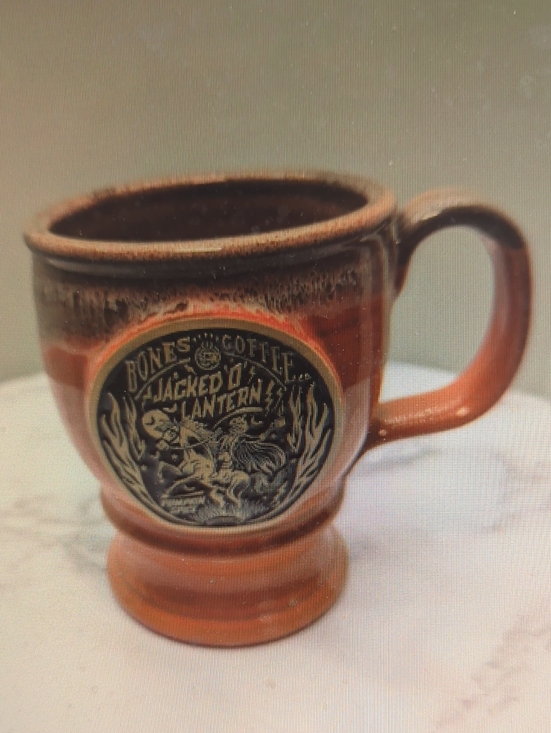 Bones coffee company Other - Bones Coffee Jacked O' Lantern Orange Ceramic Mug
